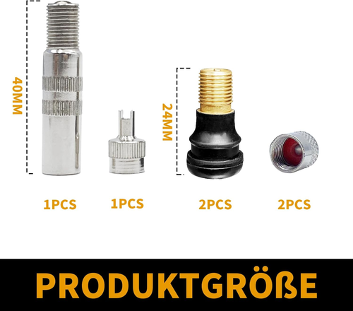 Tubeless Ventil für E-Scooter Schlauchlos und E-Roller Reifen - Kompatibel Mit X - Bild 2 von 7