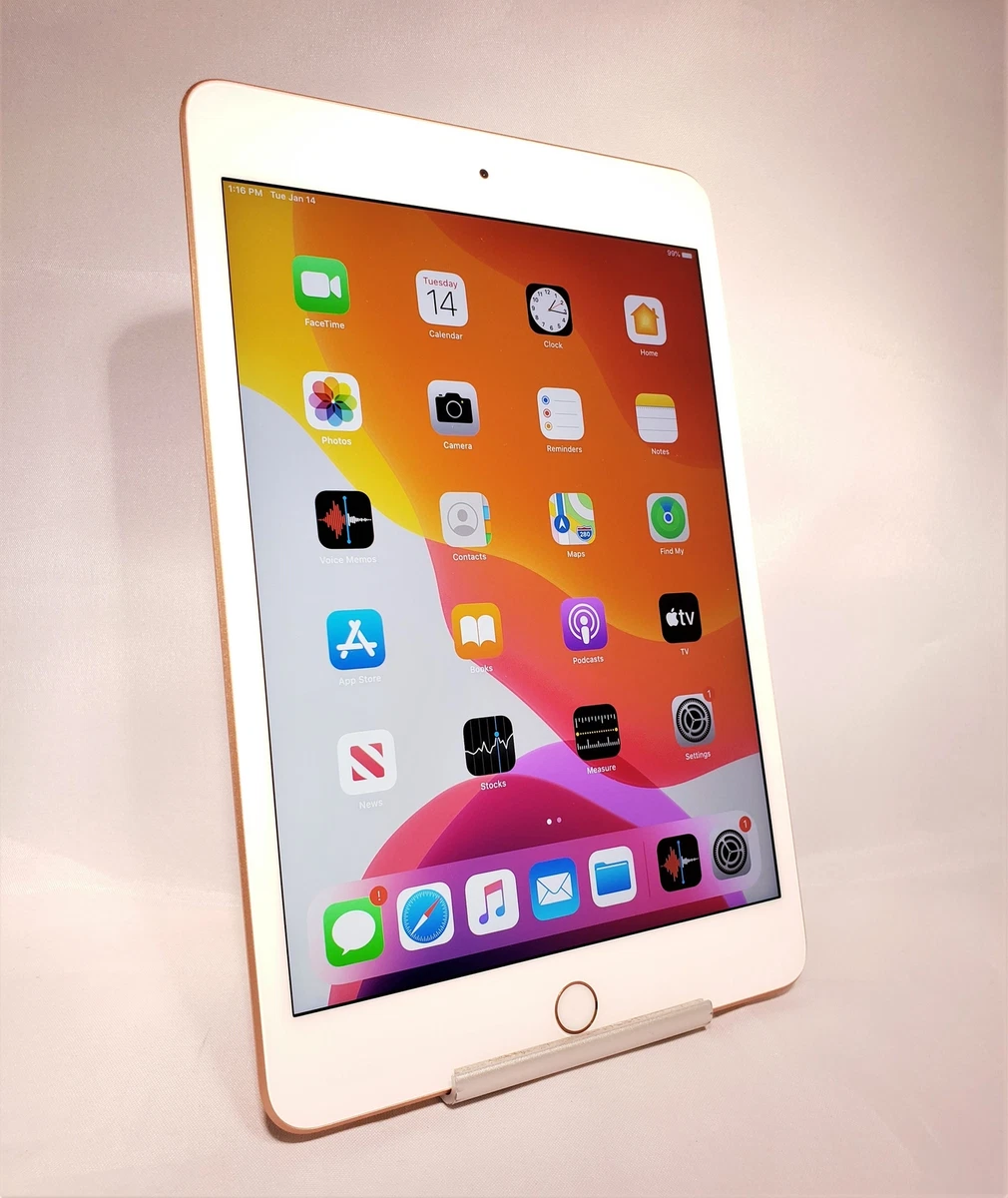 Apple iPad Mini 5 256GB Gold WiFi Very Good Condition 190199064553