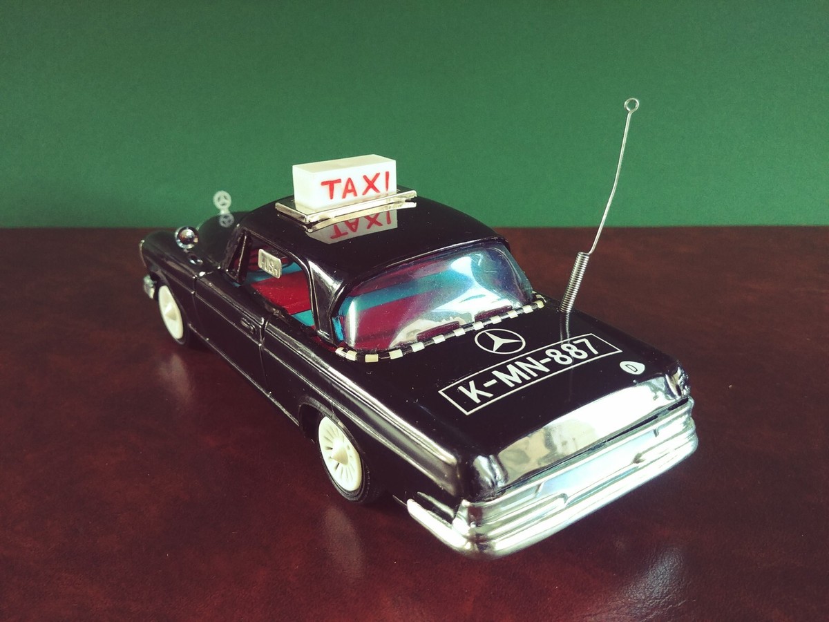 ICHIKO TAXI CAB タクシー ベンツ ブリキ フリクション 日本製 箱付