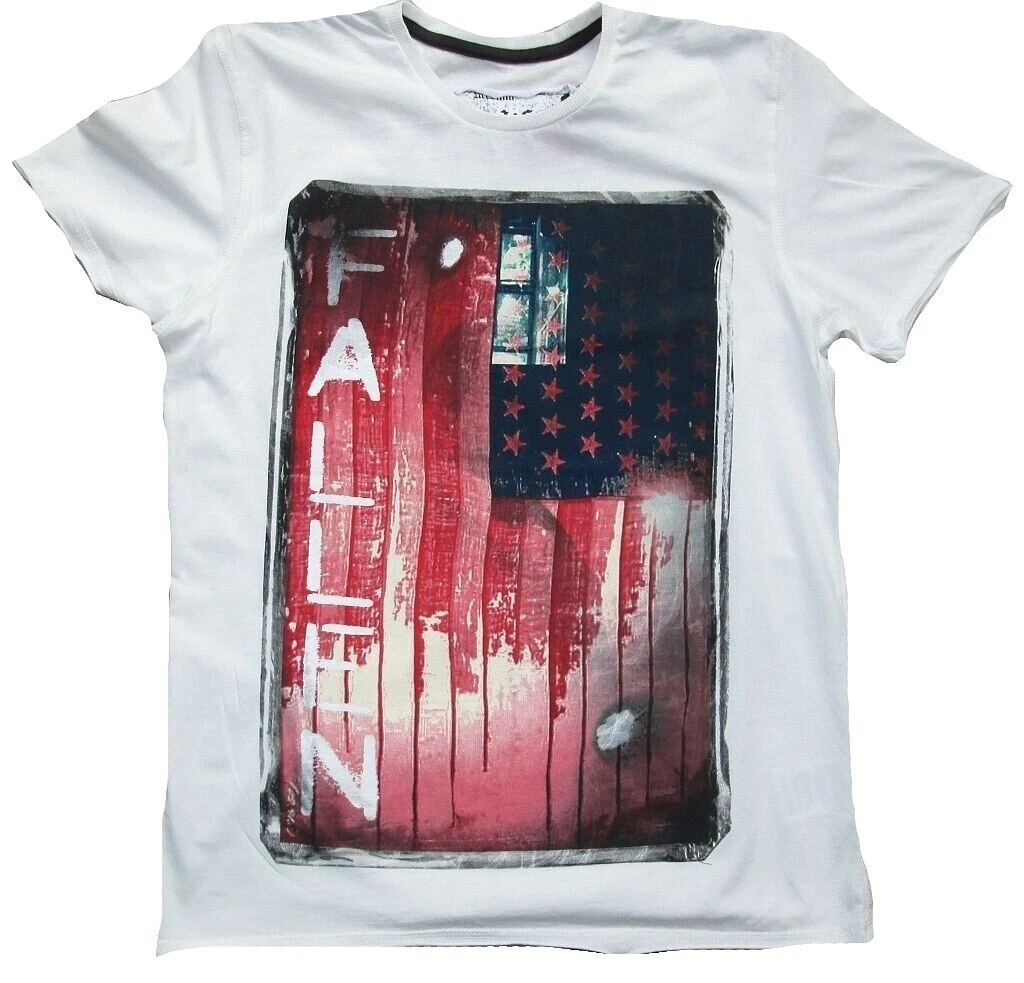 Amplified Camisetas Manga Corta a Rayas para Hombres