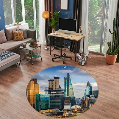3D Green Building ZHUA520 Game Non Slip Rug Mat Photo Carpet Zoe