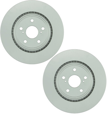 Bosch QuietCast Pair Set 2 Front Disc Brake Rotors For RX350 Highlander Sienna