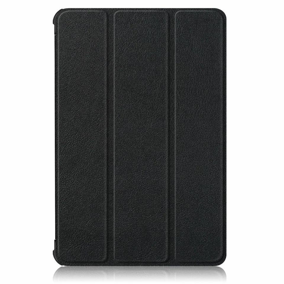 Funda protectora ligera delgada de cuero triple pliegue soporte Huawei MatePad T10s T10 Foto 4 de 4