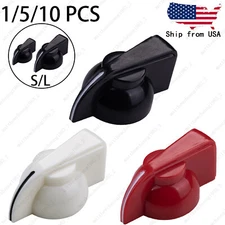 1/5/10 Pcs Guitar Amp Knobs Chicken Head Style Guitar Effect Pedal Knobs 3 Color