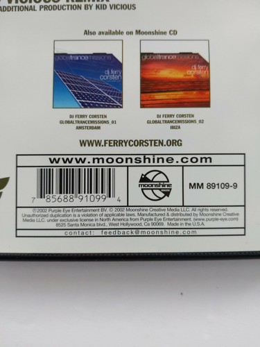 Punk DVD, FERRY CORSTON,,, UNCENSORED , collectable. Original + remixes 2002 - Foto 5 di 7