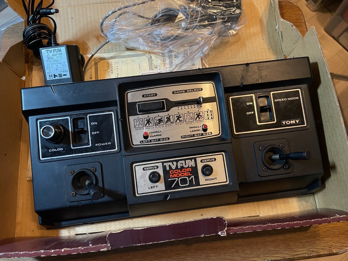 boxed TOMY TV FUN 701 console JAPAN | eBay