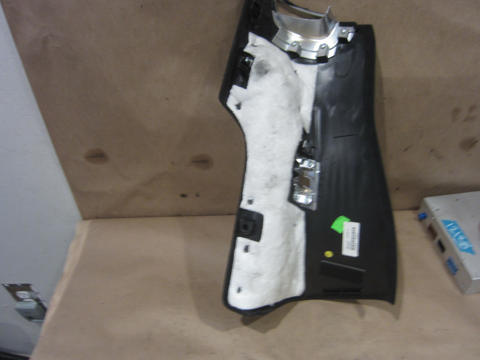 McLaren 570S - RH Seat Belt Side Cover Panel - Black Suede - PN 13N0727CP