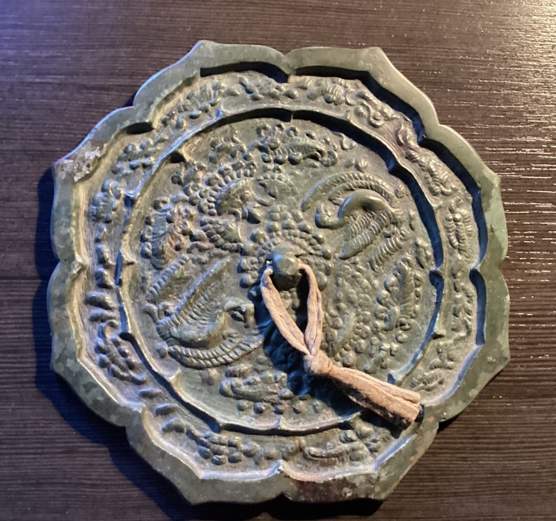 618-906 AD Sui - Tang Dynasty Bronze Mirror  Valued At $8-$12k