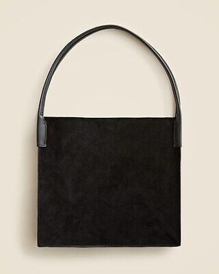 (送料込)J.Crew スエード ラージ バークレートートバッグ J.Crew Large Berkeley Tote Carryall Bag in Black Suede And