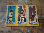Basketball Art Card Print of LA Lakers w/ Magic Johnson 1980- 81 rookie card 
