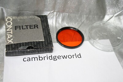 CONTAX 55mm ORANGE 056 O2 MC NEW SCREW in OPTICAL GLASS FILTER  in FACTORY BOX