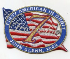 John Glenn 1962 First American in Orbit Patch - Free Shipping from U.S.