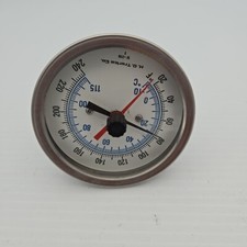 H.o. Trerice 52-2105 Bimetal Thermometer 5in 5-1/2in 20-240f