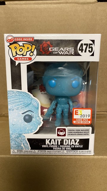 Funko Pop! Games: Gears Of War - Kait Diaz (Blue) #475 E3 2109 Exclusive 1500pc | eBay