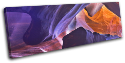 Antelope Canyon Arizona USA Landmarks SINGLE CANVAS WALL ART Picture Print