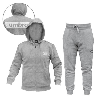 Tuta Uomo UMBRO 2 Modelli Cotone Felpato Full Zip Varie Taglie
