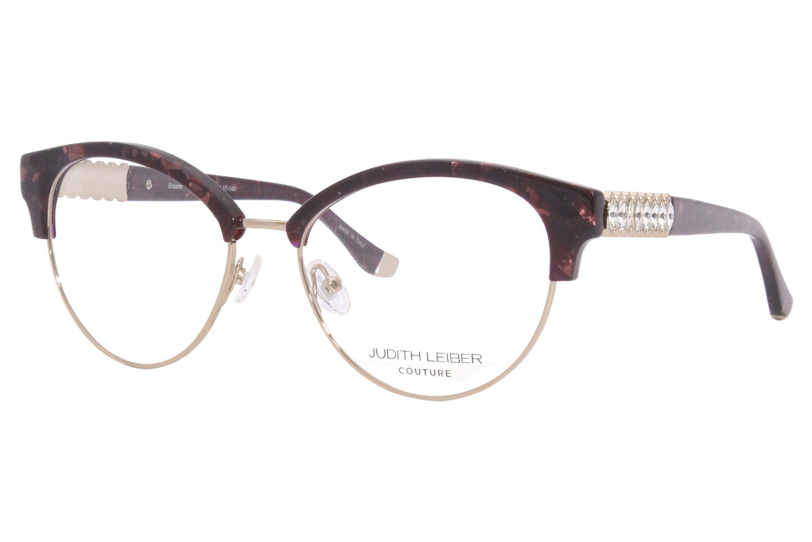Оправа для очков Judith Leiber Couture Encore Женская малиновая с полной оправой 54 мм 13690₽