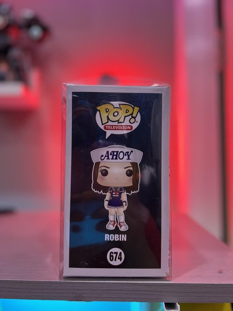 Funko Pop! Stranger Things Ahoy Robin #674 SDCC 2018 LE 1800