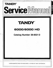 Tandy Model 6000/6000 HD Personal Computer Service Manual PDF Copy 4G USB Stick