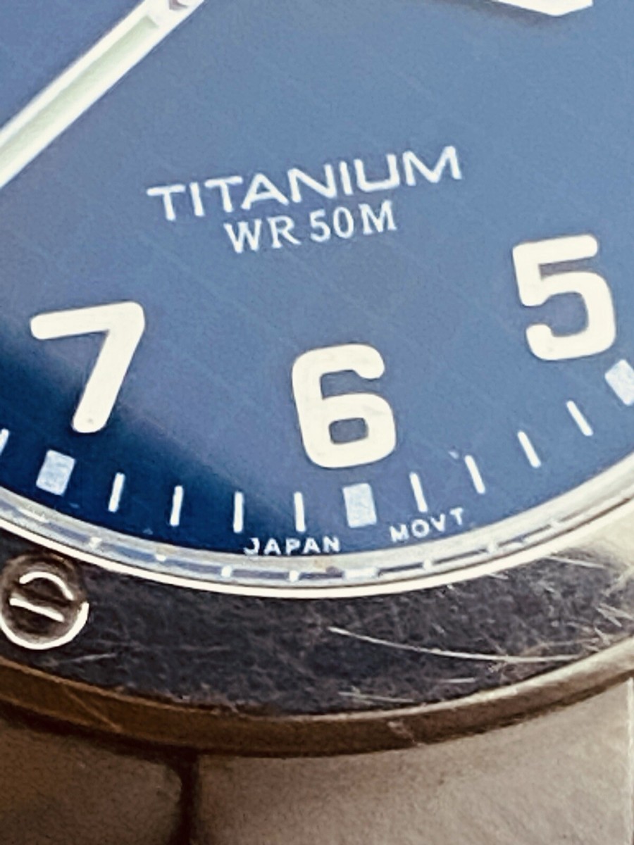 CASIO LINEAGE TITANIUM QUARTZ LIN-164 JAPAN MEN'S FULL WORKING ALL