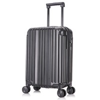 Trolley Reisekoffer Hartschalenkoffer Travel Schwarz M HandgepäCk Tsa & 4 Rollen
