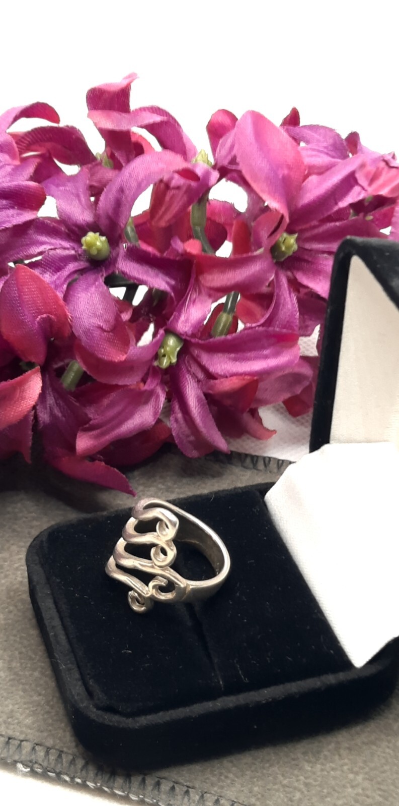 Sterling Silver Swirly Ring - image 3