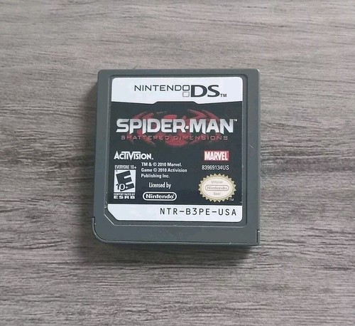 Spider-Man: Shattered Dimensions (Nintendo DS, 2010) Authentic Cart Only Tested