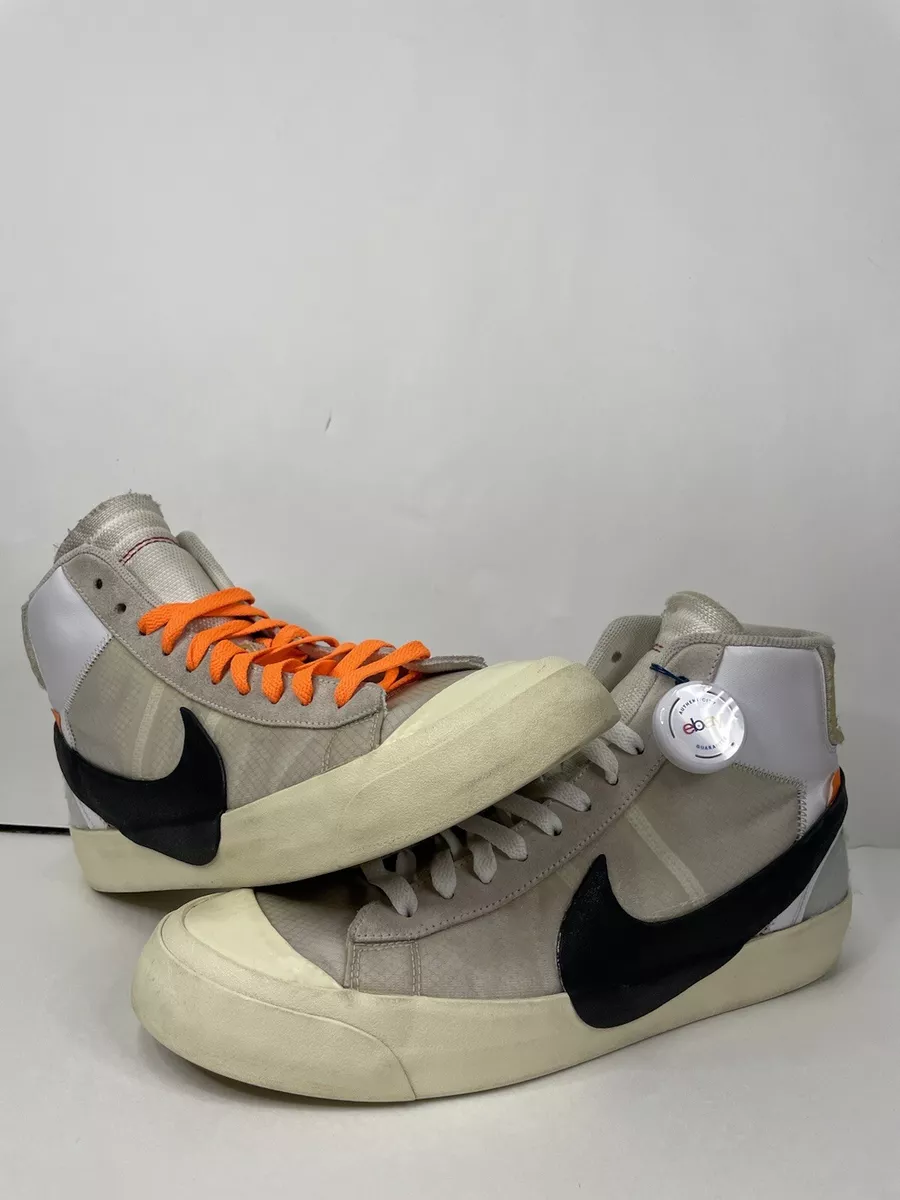 Nike Blazer Mid Off White The Ten Size 10.5 AA3832-100 | eBay