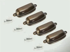 (4 pcs) 3-5/8" (Medium Brushed Brown) CABINET or DRAWER - PULL HANDLE Heavy DUTY