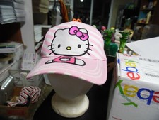 Hello Kitty pink baseball style cap with bow adjustable child size