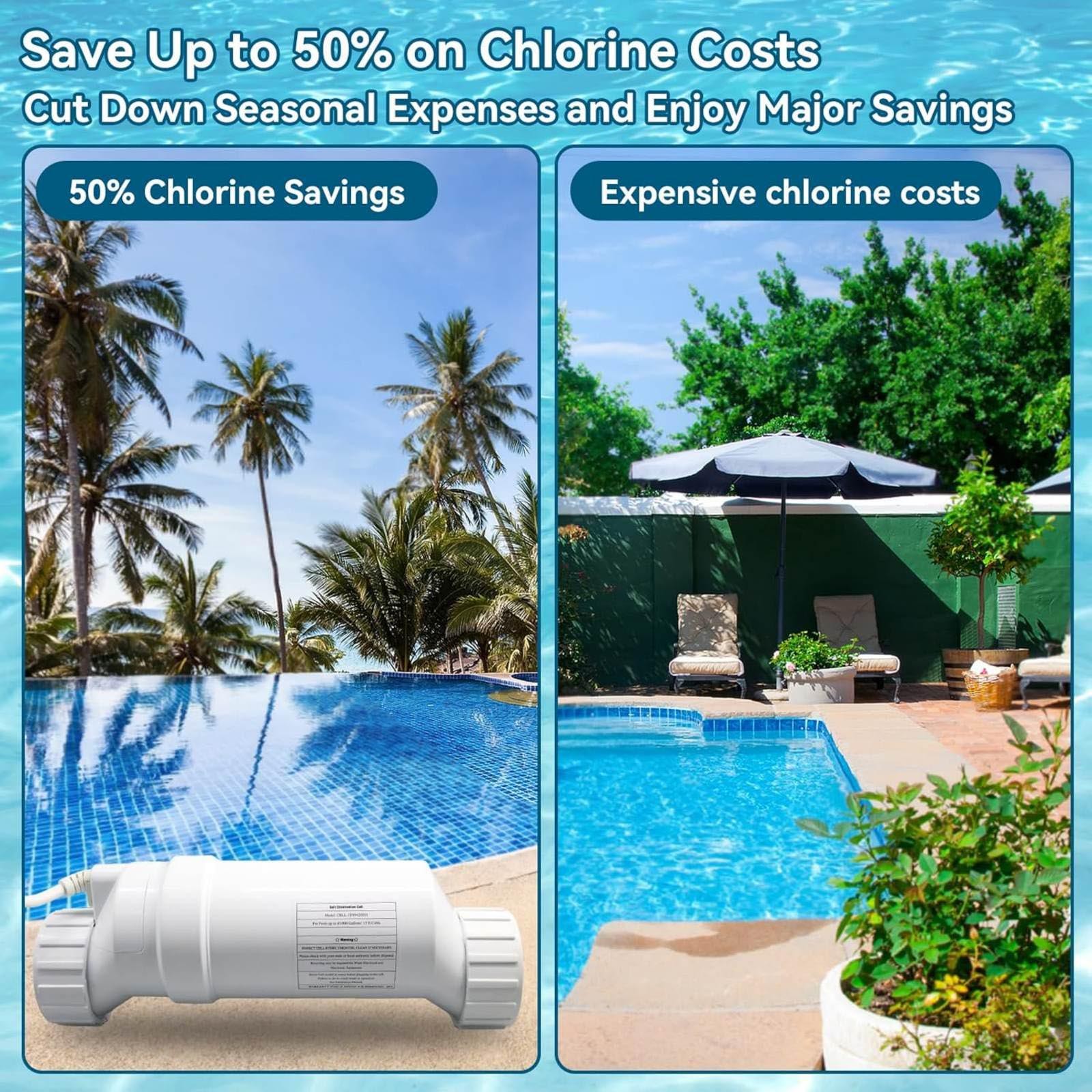 1* 5A Max Current Salt Cell Chlorine Generator For Aquarite Pro For Omnilogic