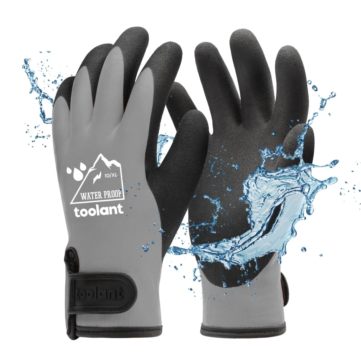 100% Waterproof Thermal Gloves for Men & Women, Touchscreen Winter Work Gloves,