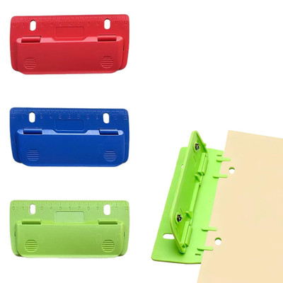 3 Stück locher für ordner locher klein Taschenlocher, Mini-Taschenlocher für Eti