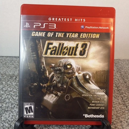 Fallout 3 Game of the Year Edition GOTY PS3 PlayStation 3 2009 w Manual