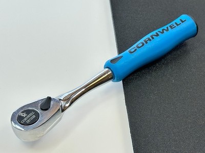 Cornwell Tools USA TR72HB 1/4” Drive 72 Tooth BLUE Soft Grip