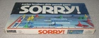 Vintage 1972 Sorry Board Game By Parker Brothers Complete Excellent Condition