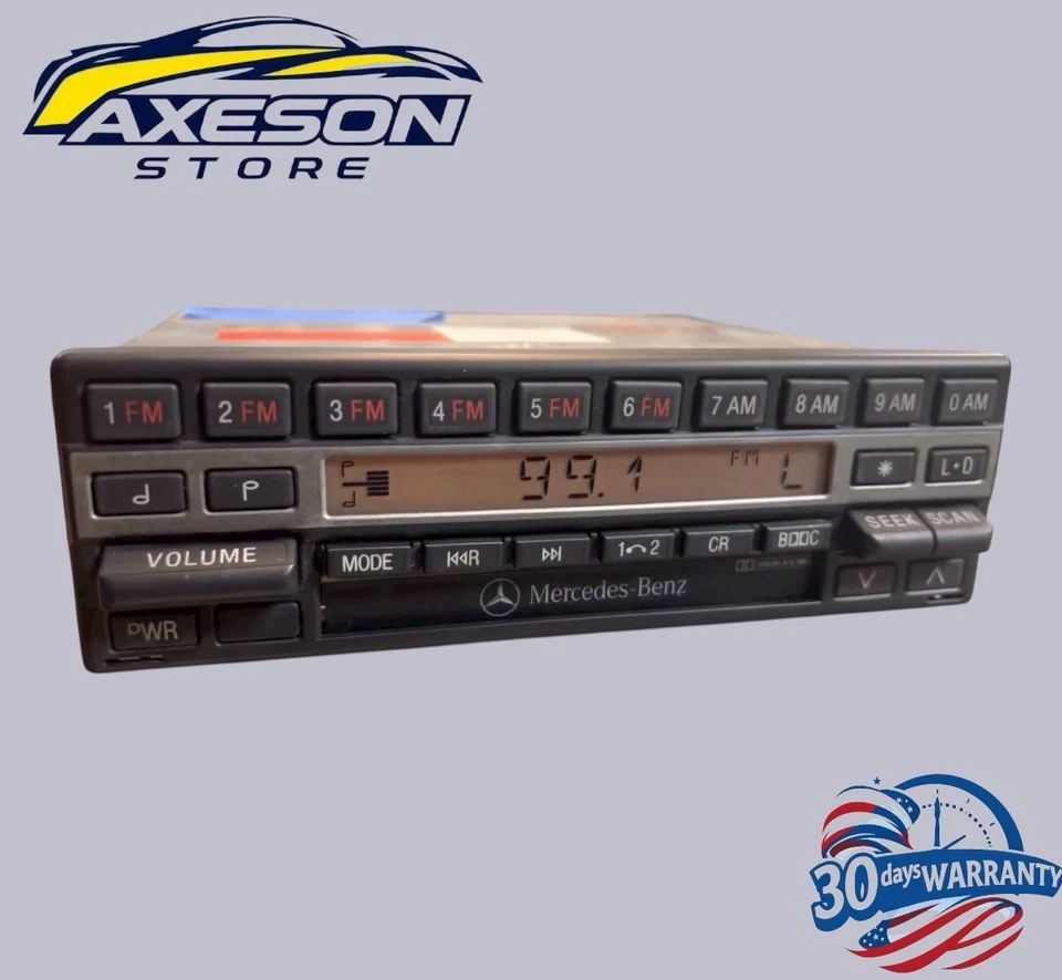 Reproductor de radio casete Becker Grand Prix 86-1993 Mercedes 500SL 420SEL AM/FM fabricante de equipos originales Foto 4 de 4