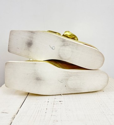 VIVIENNE WESTWOOD 1984 Witches Gold three tongue breaker shoes