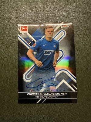 2021-22 Topps Finest Bundesliga - Christoph Baumgartner #78 Black Refractor /250