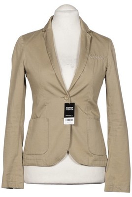 Napapijri Blazer Damen Business Jacke Kostümjacke Gr. M Baumwolle Beige #gqum77j