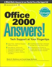 Office 2000 Answers!: Certified Tech Support,...