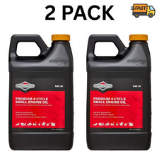2 Pack Briggs Stratton Sae 30 4-cycle Engine Oil 48 Oz Lawn Mower Oil