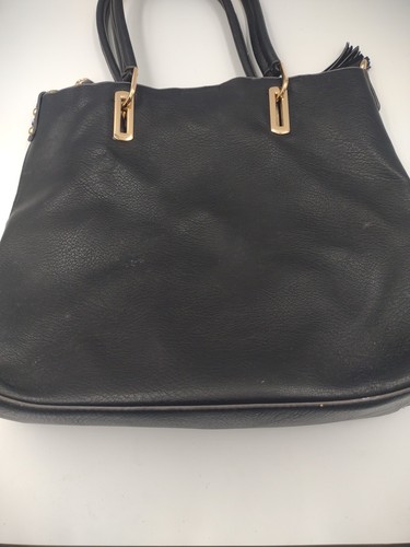 Kate Spade New York Womens Gold Tone Hardware Snap Closure Medium Bag Black - Picture 4 of 14