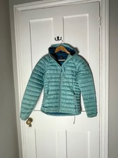 Rab Women's Microlight Alpine Jacket Down Puffer Hooded Nikwax UK 10