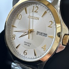 Citizen Men's Quartz Classic Day / Date Quartz Silver Watch 41 MM BF2005-54A