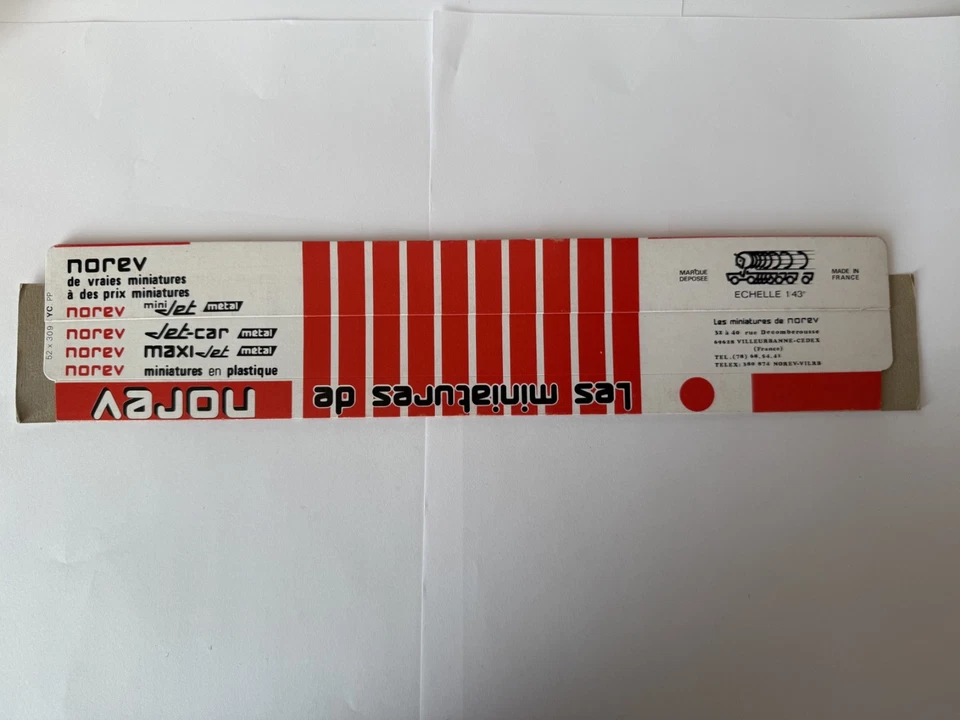 NOREV SOCLE ANCIEN DE BOITE DE CAMION MERCEDES T.I.R. REMORQUE LP 2223 ANNÉES 70 - Photo 3/4