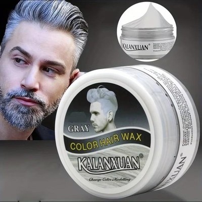 9 Farben Mode Einweg Haarfarbe Temporäre Farbe Schlamm Styling Wachs F7D7