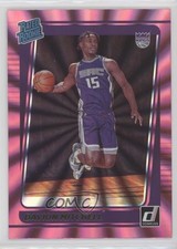 2021-22 Panini Donruss Rated Rookie Holo Pink Laser Davion Mitchell #205 0v2r
