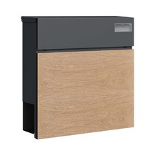 Schartec light Wood Design Letterbox wall mounted Mailbox Post Box Letter