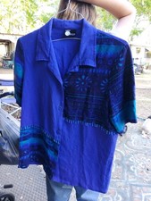 Vintage First Option Skirt Set Size M RN 83082 BLUES cruise Wear Made In USA